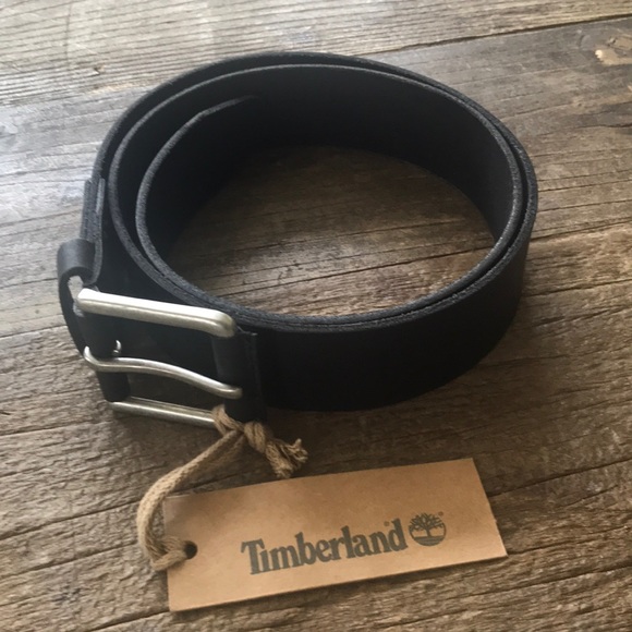 timberland black belt